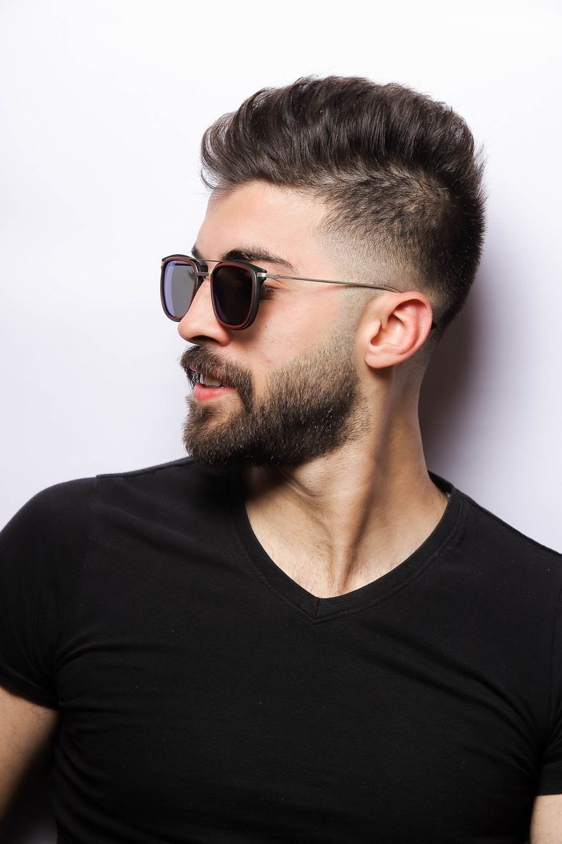 VEGAS Full Rim Square Men Grey  Sunglasses V2049 S C4RED - Image 2